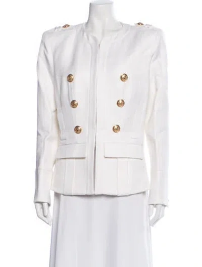 Pre-owned Balmain Blazer In White