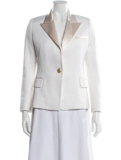 Pre-owned Balmain Blazer In White