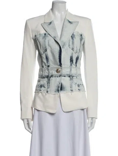 Pre-owned Balmain Blazer In White