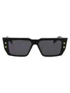 Balmain Blck Acetate Sunglasses