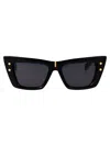 Balmain Blk Acetate Sunglasses In Black