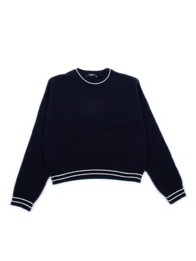 Balmain Knit Jumper In Black
