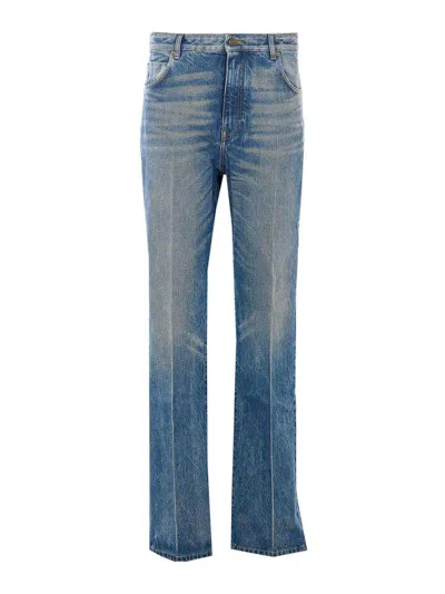 Balmain Tube Leg Jeans Vintage Wash In Multi