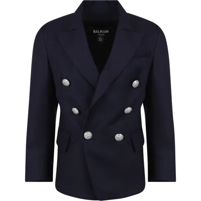 Balmain Blue Jacket For Kids