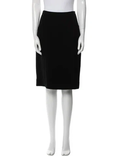 Pre-owned Balmain Blue Label Knee-length Skirt In Black