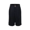 Balmain Belt-loop Shorts In Blue