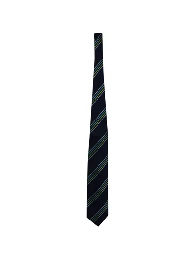Pre-owned Balmain Blue Tie