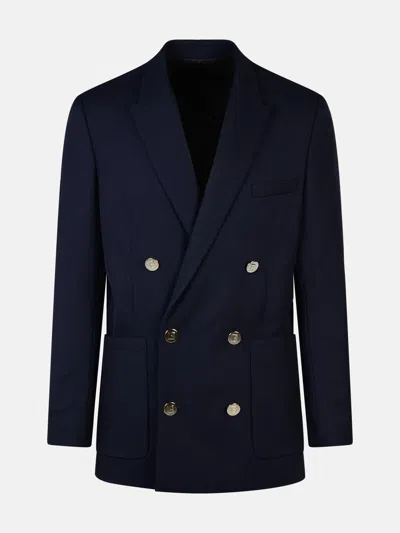 Balmain Blue Wool Blazer