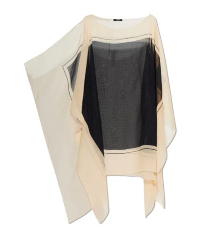 Balmain Boat Collar Top In Multi
