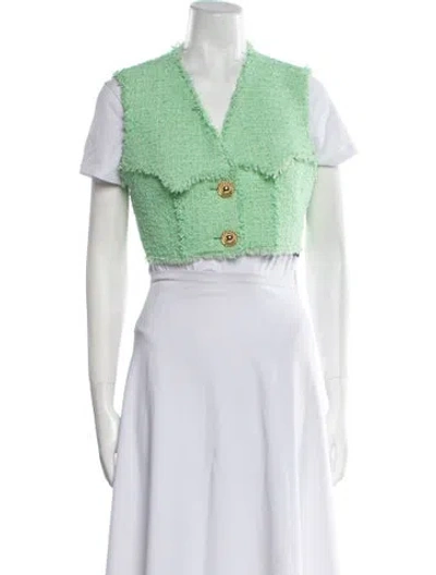 Pre-owned Balmain Bolero In Green