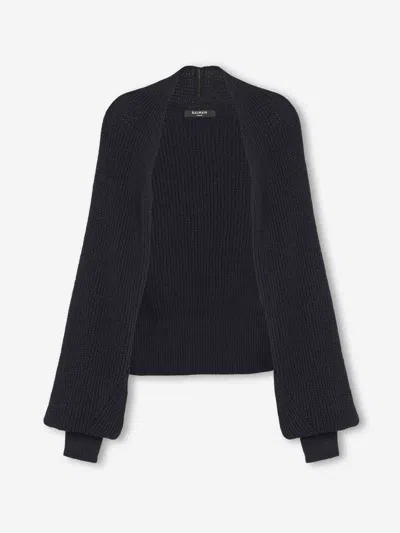 BALMAIN BALMAIN BOLERO KNIT CARDIGAN