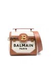 BALMAIN COGNAC BROWN SIGNATURE BAG