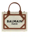 Balmain B-army Shopping Bag In Beige
