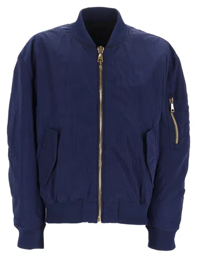 BALMAIN BOMBER CON LOGO RICAMATO