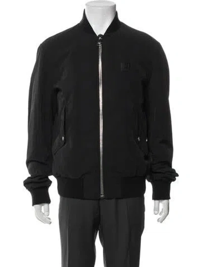 Pre-owned Balmain Bomber Jacket In Black