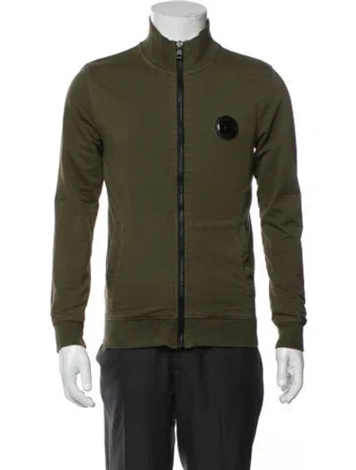 Pre-owned Balmain Bomber Jacket In Green