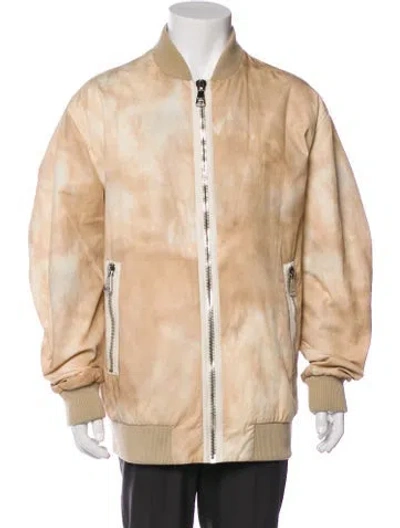 Pre-owned Balmain Bomber Jacket W/ Tags In Neutral