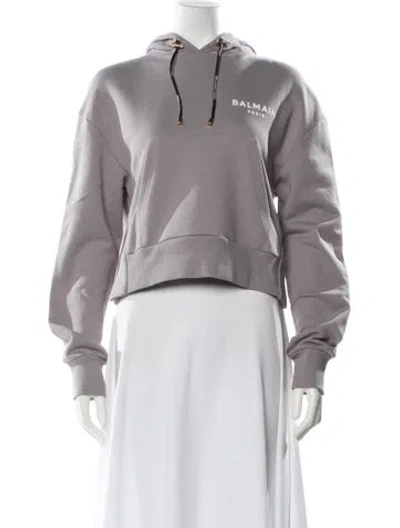 Pre-owned Balmain Bomber Jacket In White