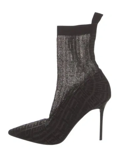 Pre-owned Balmain Boots In Black