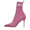 Balmain Boots In Pink