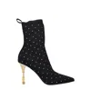 BALMAIN BALMAIN BOOTS WOMEN FABRIC BLACK