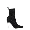 Balmain Skye Stretch-knit Ankle Boots