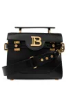 Balmain B-buzz 23 Monogram Leather Top Handle Bag
