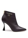 Balmain Tronchetto In Black Leather In Black