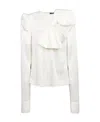 Balmain Bow-embellished Blouse In White