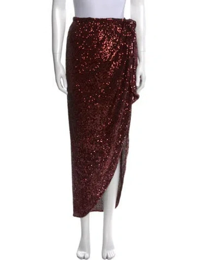 Pre-owned Balmain Bow Accents Midi Length Skirt In Multi