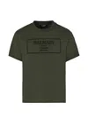 Balmain Box T-shirt In Green