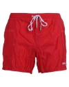 Balmain Boxer Man Swim Trunks Red Size L Polyester