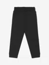 BALMAIN BOYS COTTON BRANDED JOGGERS 4 YRS BLACK