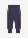 Balmain Boys Logo Joggers In Blue