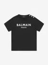Balmain Logo-print T-shirt In Black