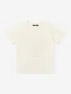 Balmain Boys Logo T-shirt In Neutral