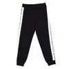 Balmain Boys Side Logo Stripe Track Pants In Black