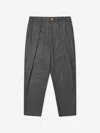 Balmain Boys Suit Trousers In Black