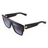 Balmain B-v Grey Rectangular Unisex Sunglasses Bps-121a-54