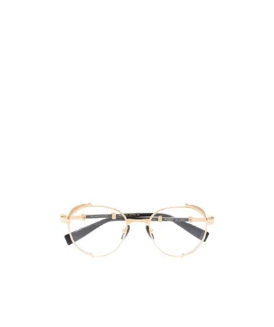 BALMAIN BPX110A52 ROUND-FRAME GLASSES
