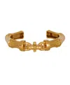 Balmain Brass Bamboo Sync Bracelet In Gold