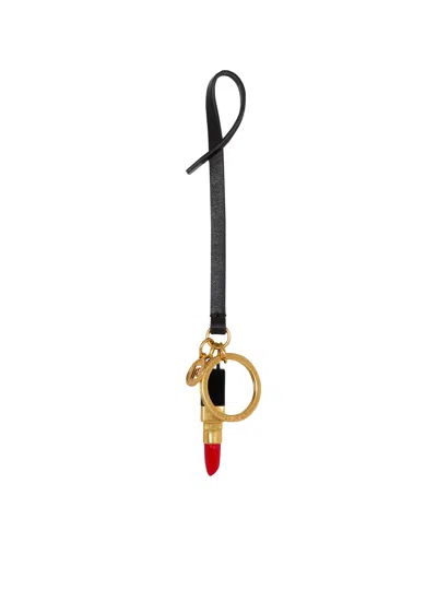 Balmain Brass Lipstick Charm In Brown
