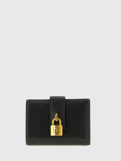 BALMAIN BALMAIN WALLET WOMAN COLOR BLACK,H89187002