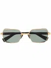 Balmain Brigade-iii Side-shield Sunglasses In Black
