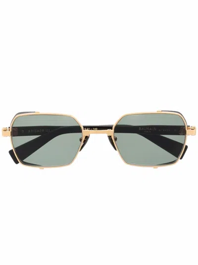 Balmain Brigade-iii Side-shield Sunglasses In Black