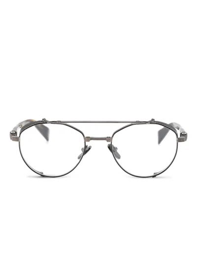 Balmain Brigade Iv Glasses In Gray