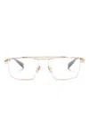 Balmain Brigade Vi Brille Mit Eckigem Gestell In Gold