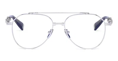 BALMAIN BRIGADE-VII - CRYSTAL GREY / SILVER RX GLASSES