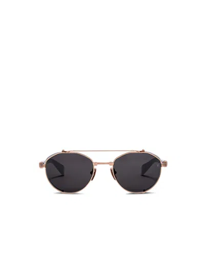 Balmain Brigade-iv Sunglasses In Animal Print