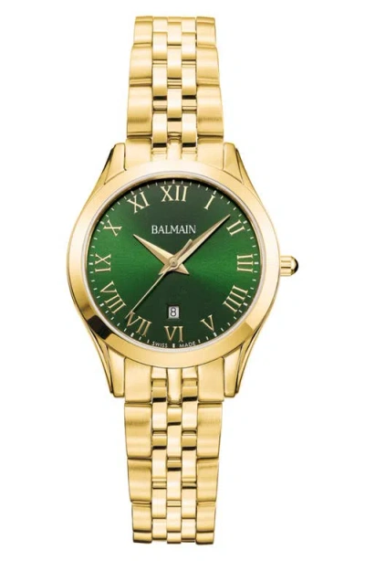 Balmain Brigitte Two Tone Bracelet Watch, 33mm In Gold